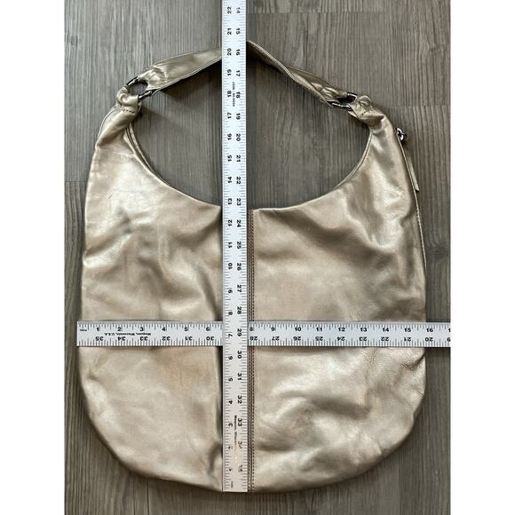 Hobo International Gabor Handbag Champagne Gold Metallic - Picture 7 of 12